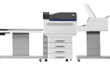 OKI 5-Farb-Digitaldruck in Vollfarbe und Weiß mit zusätzlicher Umschlagdruckfunktion
